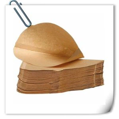 Fläktformad kaffeblackblekt filterpåsäck Handdroppsfilterkopp Funnel American Drip Coffee Machine Common